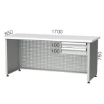 3416 – 1+1 HAFİF SERİ ÇEKMECELİ LCD EKRAN APARATLI, KOLİ İÇİN METAL BÖLMELİ, VE AMBALAJ RULOLU AMBALAJ MASASI