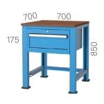 3380 – BASIC WORKBENCH WITH DRAWER AND PEGBOARD