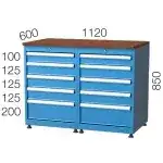 3949 – WORKBENCH WITH DRAWER, PEGBOARD AND LIGHTING SYSTEM