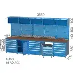 3461 – 10 ÇEKMECELİ ÇALIŞMA TEZGAHI