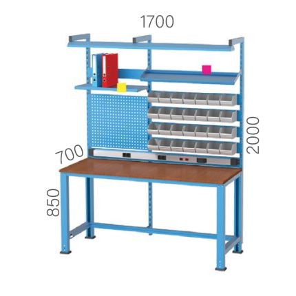 3380 – WORKBENCH 1 DRAWER and PEGBOARD