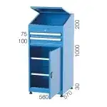 5115 – CUPBOARD WITH TWO DRAWERS