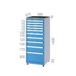 5202 – TOOL CABINET WITH 6 DRAWERS