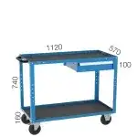 8002 – MOBILE WORKBENCH WITH PEGBOARD