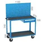 8007 – MOBILE WORKBENCH WITH DRAWER AND VICE