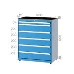 10201 – TOOL CABINET WITH 11 DRAWERS
