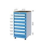 1072 – TOOL CABINET 4 DRAWERS