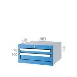 1082 – TOOL CABINET 5 DRAWERS