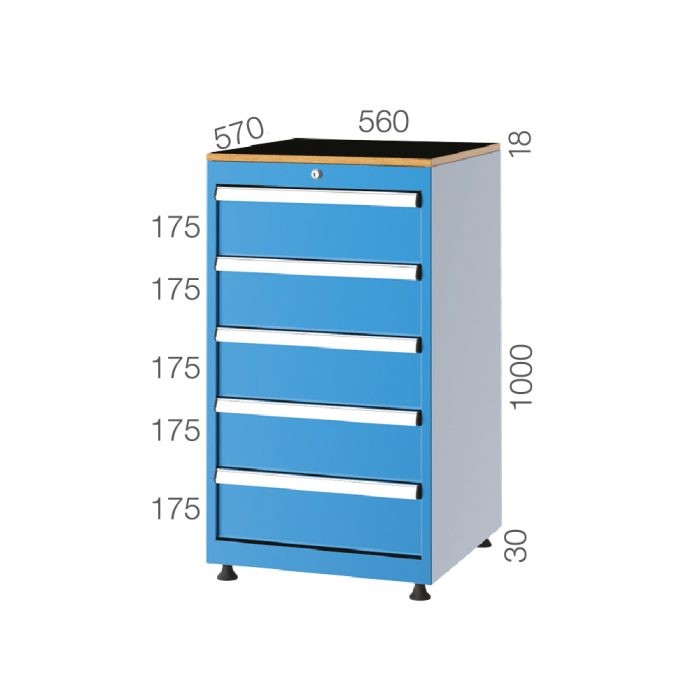 5102 – 5 ÇEKMECELİ DOLAP