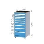 57102 – TOOL CABINET WITH 5 DRAWERS