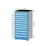 7402 – 8 ÇEKMECELİ DOLAP