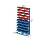 3945 – WORKBENCH WITH 5 DRAWERS, PEGBOARD, POWER BAR AND LIGHTING SYSTEM