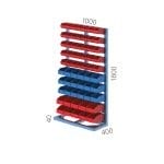 4078 – PLASTIC BIN STAND WITH 39 BINS