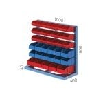 4081 – MOBILE PLASTIC BIN STAND