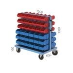 4081 – MOBILE PLASTIC BIN STAND