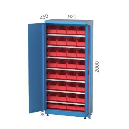 6069 – WIDE TYPE CLEANING CABINET