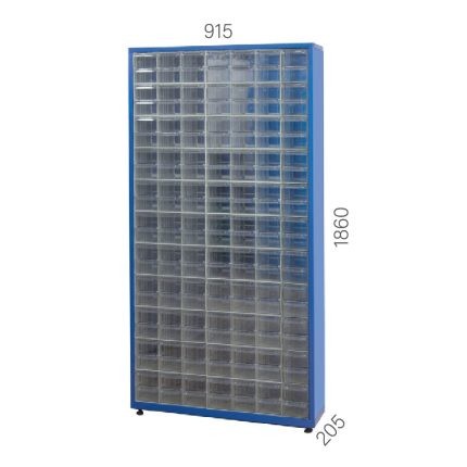 ÇKTS 401 – PLASTIC DRAWER STAND (915X205X1860MMH)