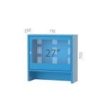 7345 – SINGLE DRAWER WITH CUPBOARD, 27″ LCD SCREEN COMPUTER CABINET WITH WORKBENCH