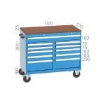 8330 – 11 ÇEKMECELİ ÇALIŞMA ARABASI