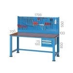 3320 – AVADANLIK KUTULU, ASKI PANOLU, 2 ÇEKMECELİ ÇALIŞMA TEZGAHI