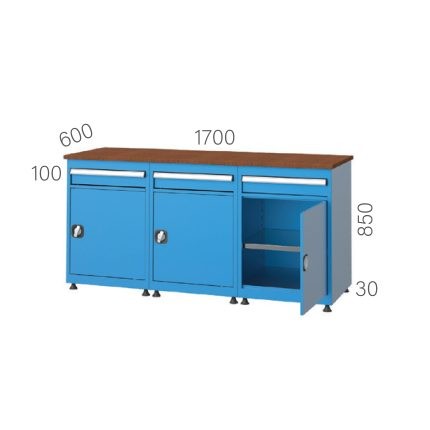 3540 – TRIPLE BENCH 3 DRAWERS and CABINET