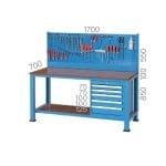 3700 –  WORKBENCH WITH TWO DRAWERS AND PEGBOARD