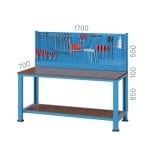 3755 –  WORKBENCH WITH  DRAWER , PEGBOARD AND LOWER SHELF