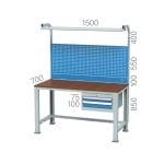 3865 – 3 YÖNDE 1 ER AD.HAFİF SERİ ÇEKMECELİ ALTIGEN ÇALIŞMA TEZGAHI