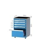 2600 – CNC SEHPALI, RAFLI, 3 ÇEKMECELİ TAKIM ARABASI