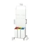 4910 – MOBILE CLEANING STAND DOUBLE-SIDED