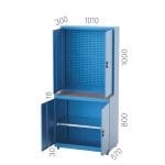 7110 – WIDE CUPBOARD WITH TWO DRAWERS