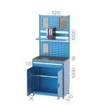 6078 – ASKI PANOLU, ÇEKMECELİ, RAFLI VE ŞEFFAF PLEKSİ KAPAKLI DOLAP