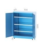 6214 – 3 ÇEKMECELİ 3 SABİT RAFLI KAPILI DOLAP