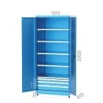 6211 – INDUSTRIAL CABINET WITH 5 HEIGHT ADJUSTABLE  SHELVES