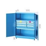 6710 – TEK ÇEKMECELİ KAPILI DOLAP