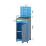 6715 – TEK ÇEKMECELİ FORMEN DOLABI