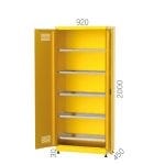 7460 – CHEMICAL STORAGE CABINET WITH 3 SHELVES