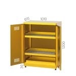7460 – CHEMICAL STORAGE CABINET WITH 3 SHELVES