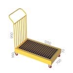 7475 – CHEMICAL STORAGE CABINET WITH 2 SHELVES