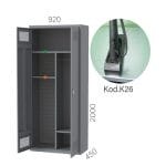 7660 – GUN CABINET WITH 5 COMPARTMENTS