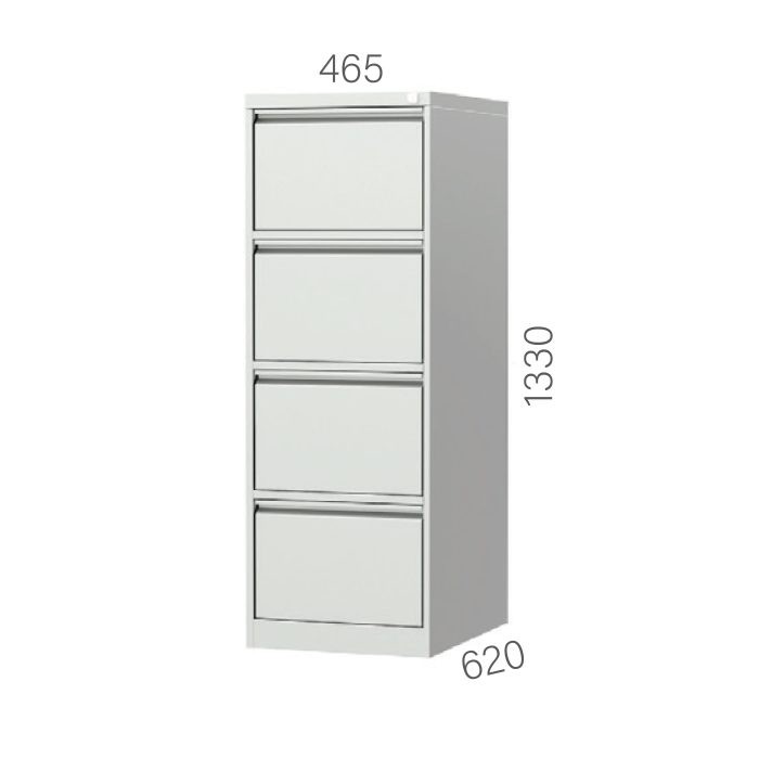 6174 – FILING CABINET WITH 4 FOLDER HANGING DRAWERS (465X620X1330MMH)