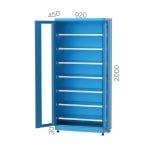 6225 – 7 RAFLI MALZEME DOLABI