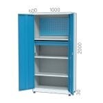 6341 – 3 ÇEKMECELİ, 4 AD.SABİT RAFLI, KİLİTLİ KAPILI MALZEME DOLABI