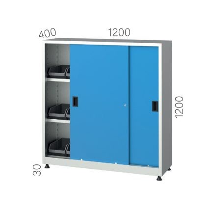 6510 – STUFF CABINET WITH SLIDING DOOR AND  3 SHELVES