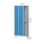 6054 – DÖRTLÜ SOYUNMA DOLABI