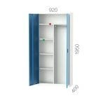 6069 – WIDE TYPE CLEANING CABINET