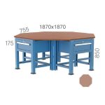 3855 – 8 ÇEKMECELİ SEKİZGEN ÇALIŞMA TEZGAHI