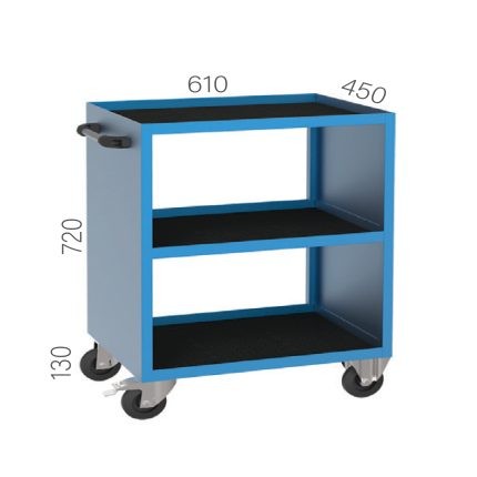 8041 – SIDES CLOSED, 3 LAYER PART HANDLING CART